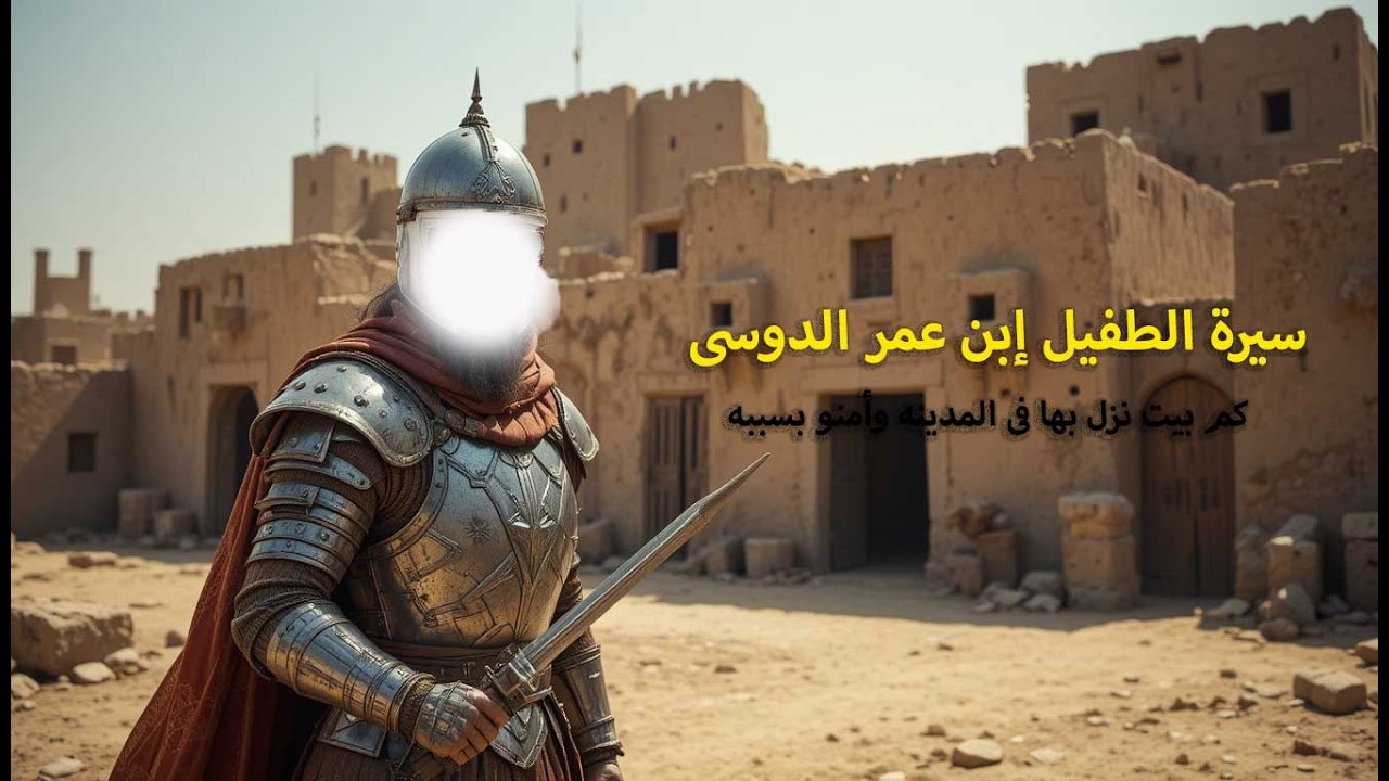 سيرة الطفيل إبن عمر وكم بيتا نزل بها وأمنو بسببه فى المدينه فرجه ممتعه