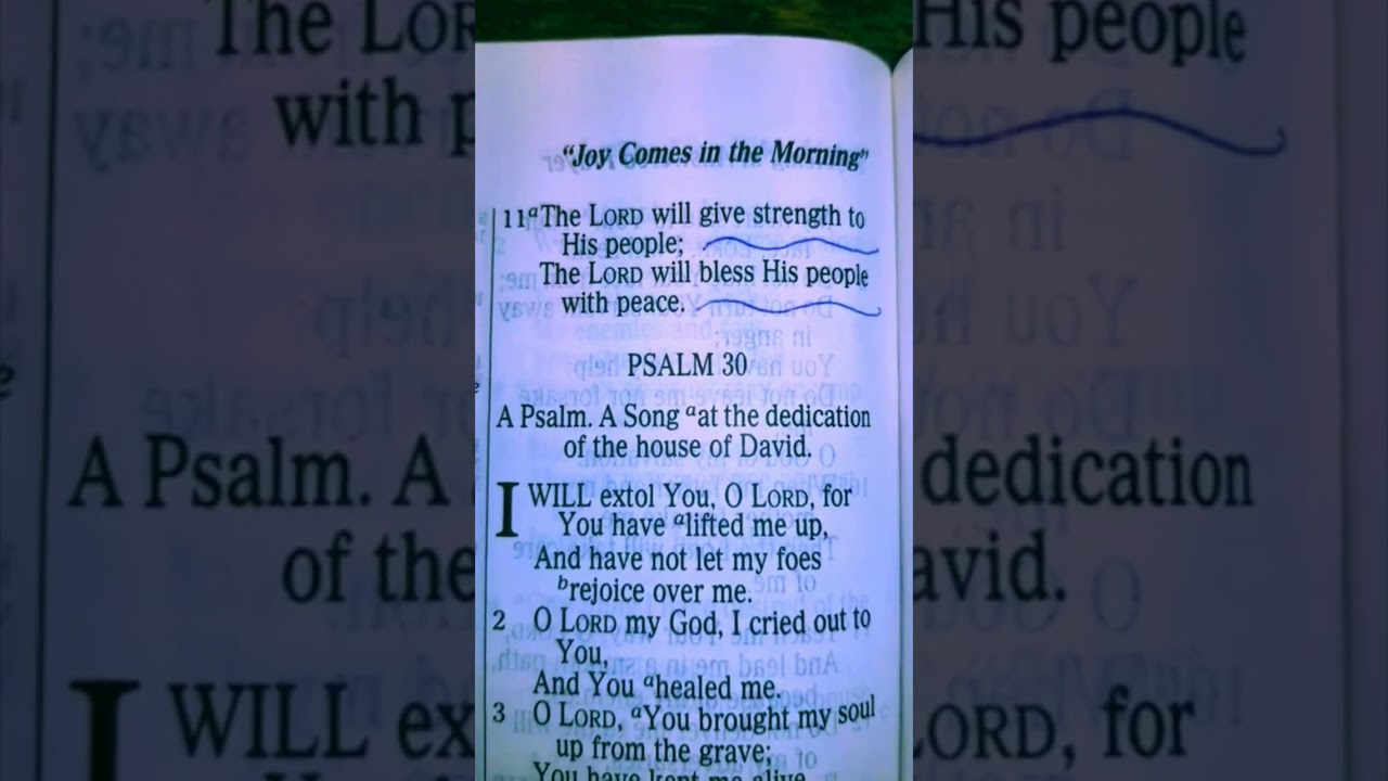 Psalm 29: 11 (The LORD gives Strength and Peace to HIS People. Believe it, Receive it) JESUS IS LORD
