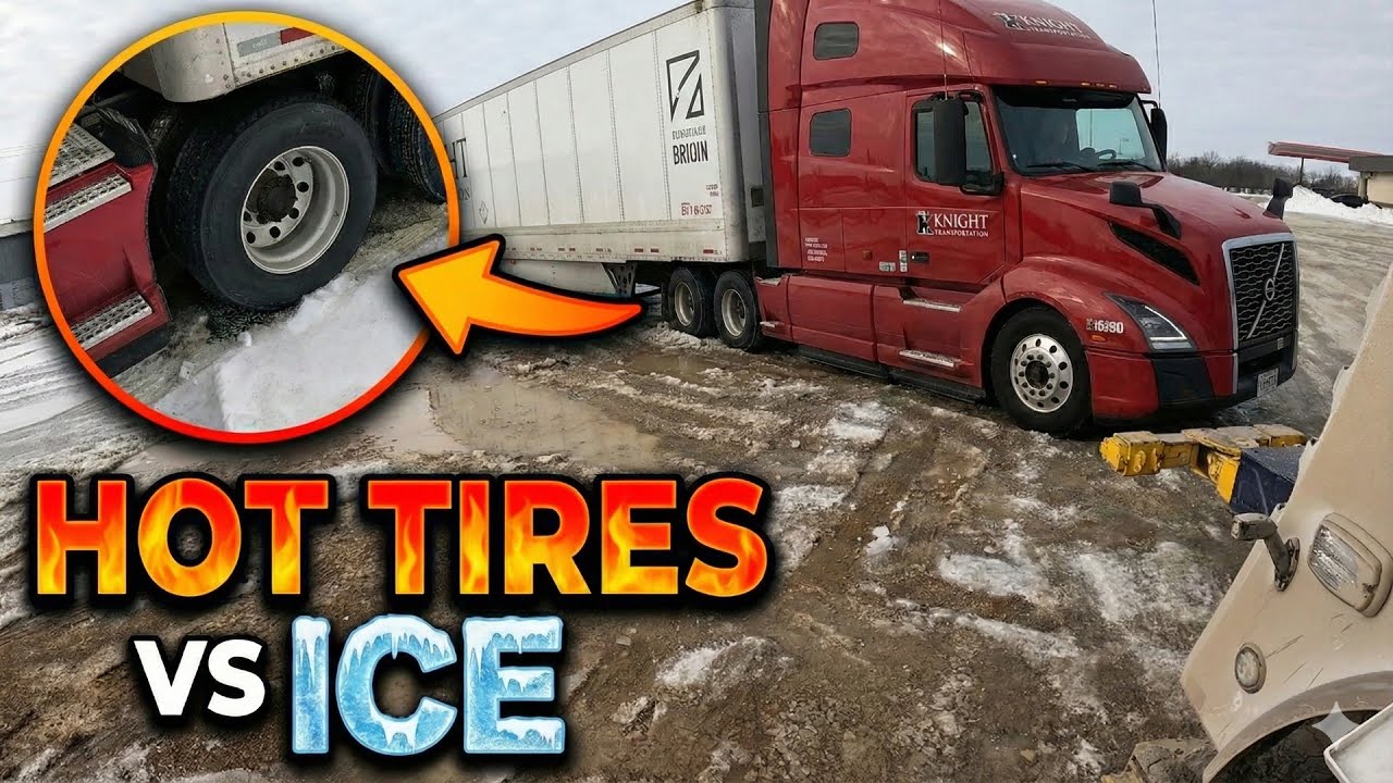 WARNING!!! SNOW, ICE, AND HOT TIRES!!!