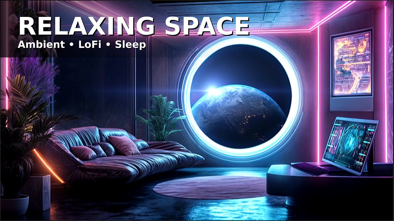 Glowing Future Sanctuary | Meditative Ambient Music to Melt Away Stress