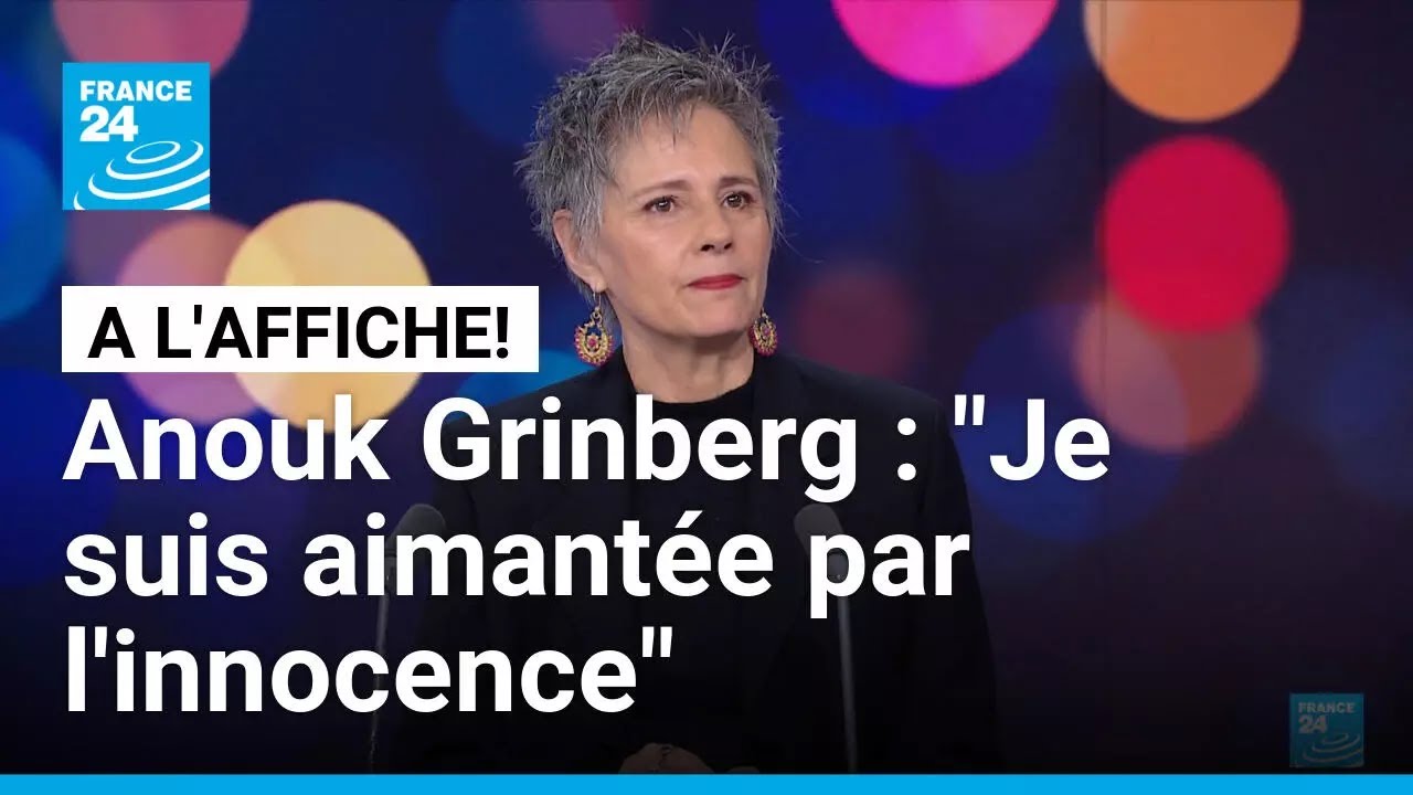 Anouk Grinberg expose ses œuvres à Paris : "Je suis aimantée par l'innocence" • FRANCE 24