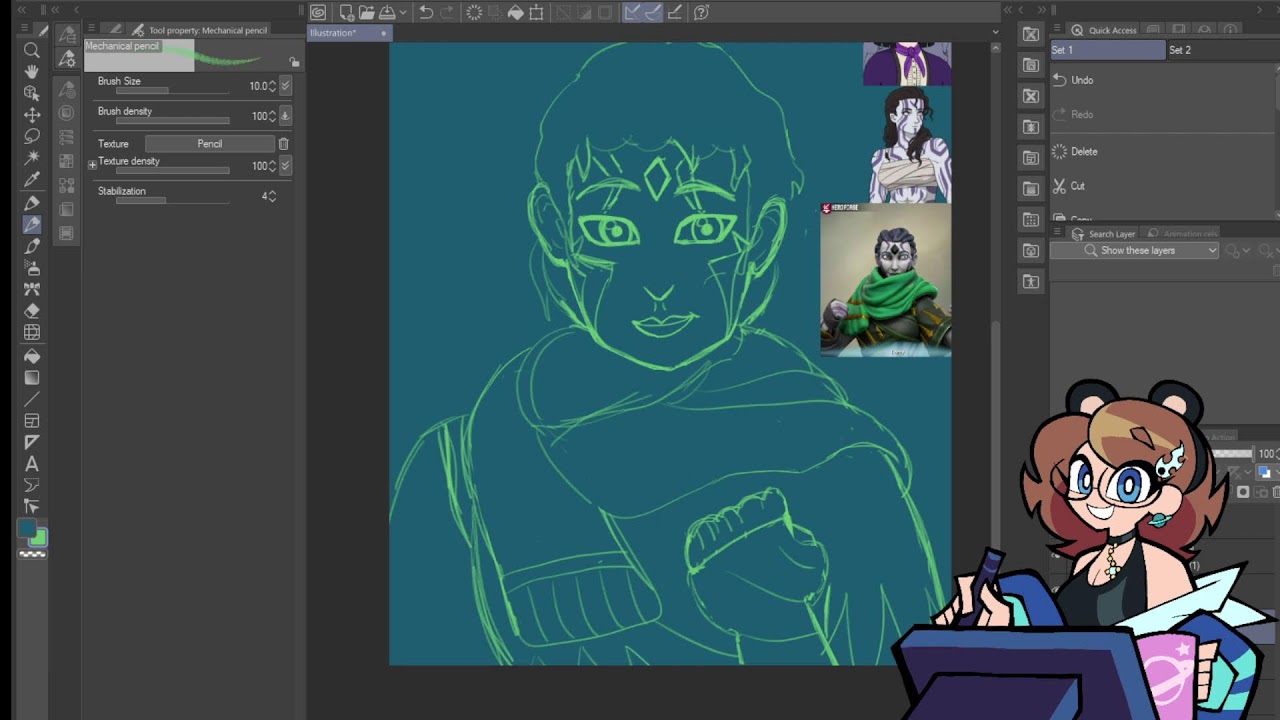 Drawing a New Dnd Character!