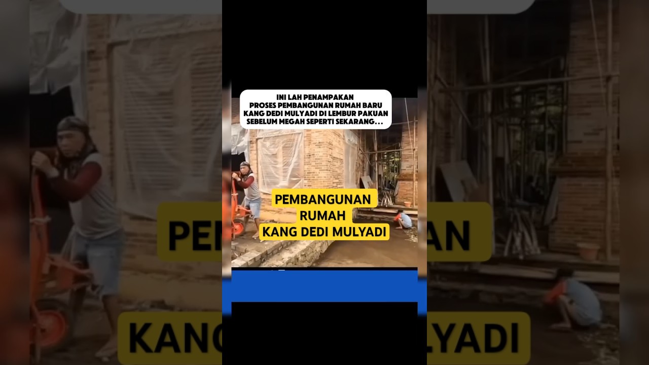 KILAS BALIK PEMBANGUNAN RUMAH KDM DI LEMBUR PAKUAN #KDM #GUBERNURJABAR #KANGDEDIMULYADI