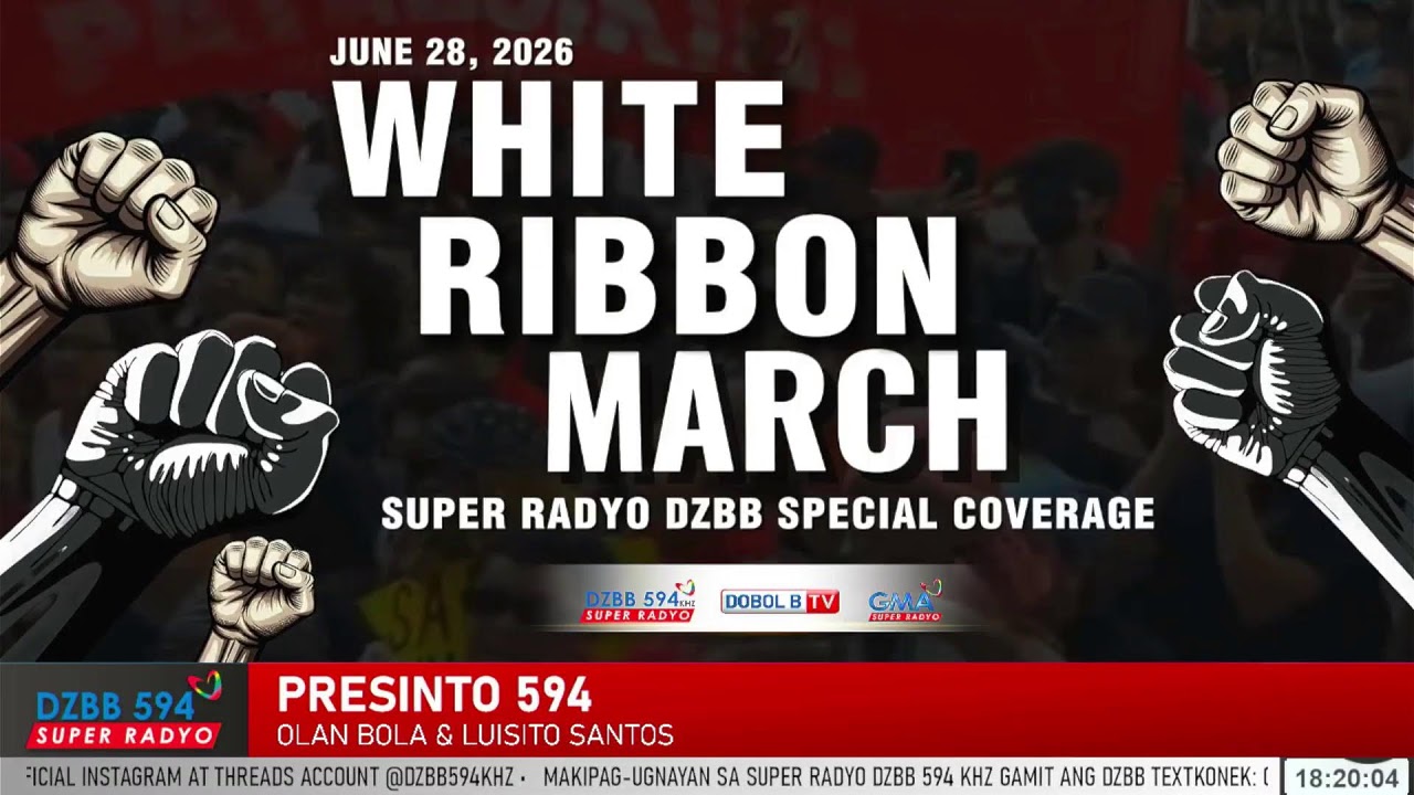 WHITE RIBBON MARCH | JUNE 28, 2026
