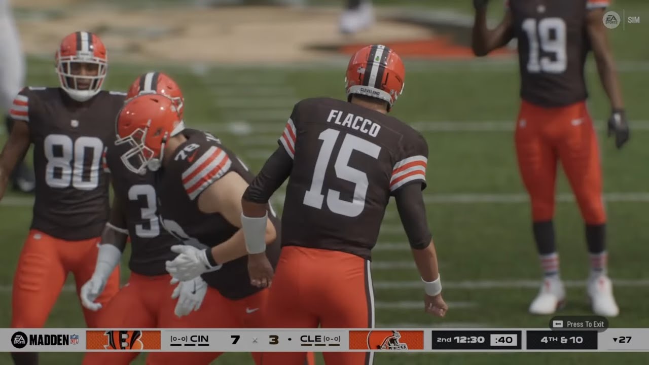 2025 Week 1 Cincinnati Bengals @ Cleveland Browns Official Sim