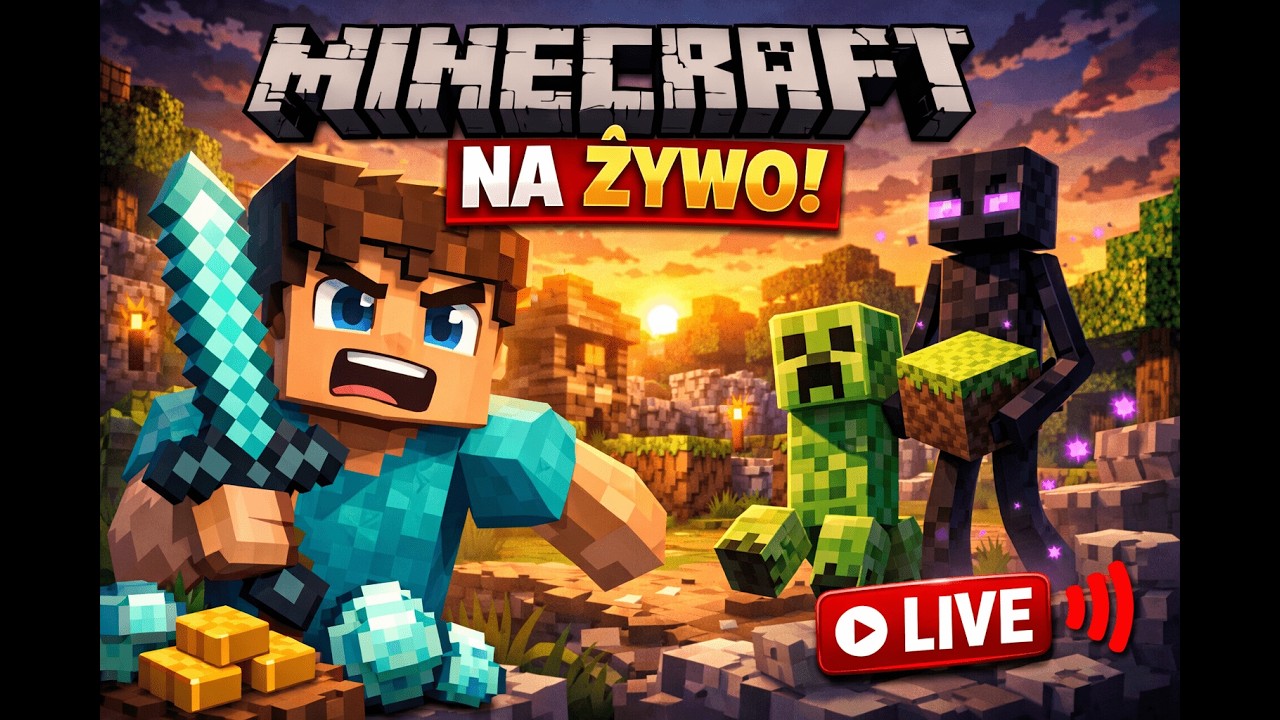 Gramy w MINECRAFT (donate decyduje)