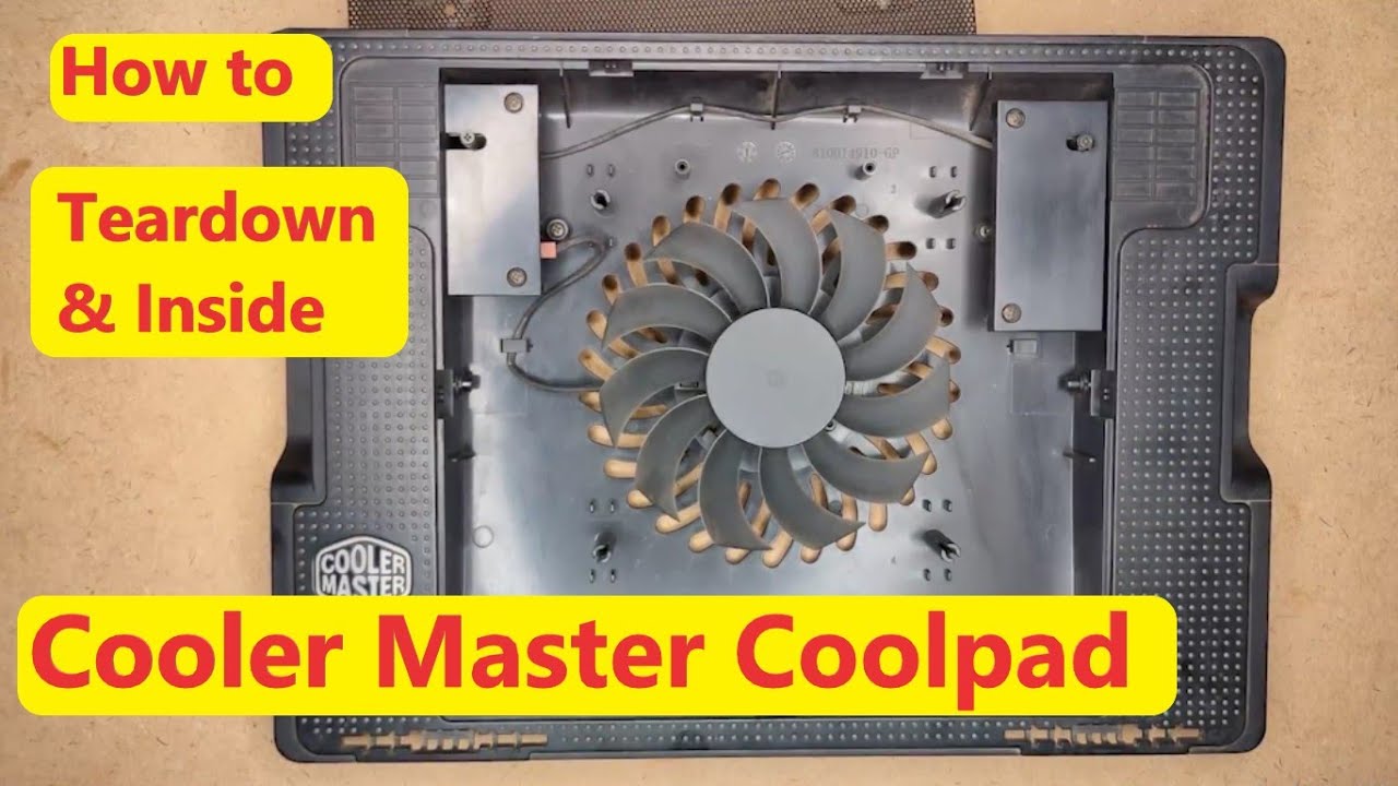 How to Teardown | Cooler Master laptop coolpad
