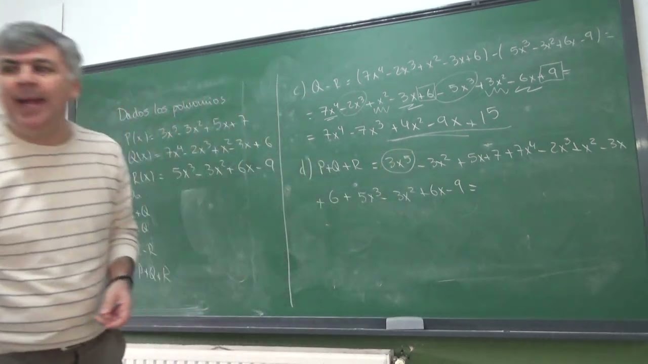 Operaciones con polinomios