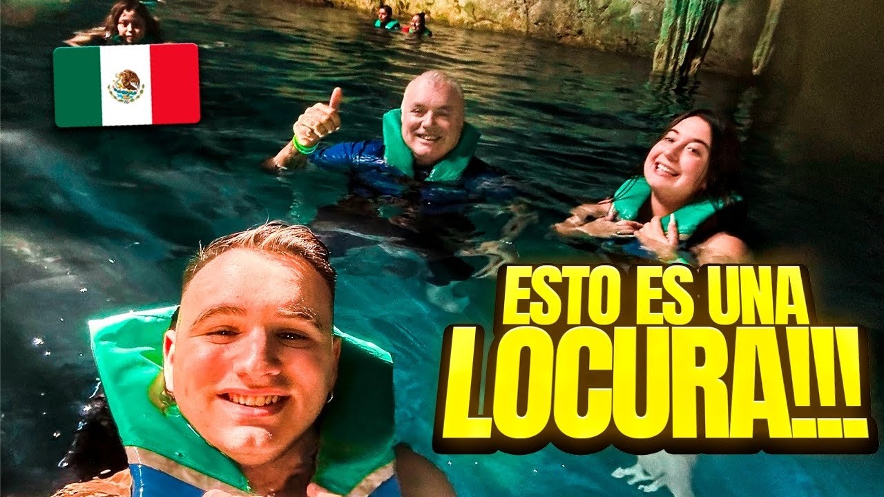 🇪🇸 MIS PADRES CONOCEN LOS CENOTES en MÉXICO y se ENAMORAN 🇲🇽😍 **que locura es esta?!**