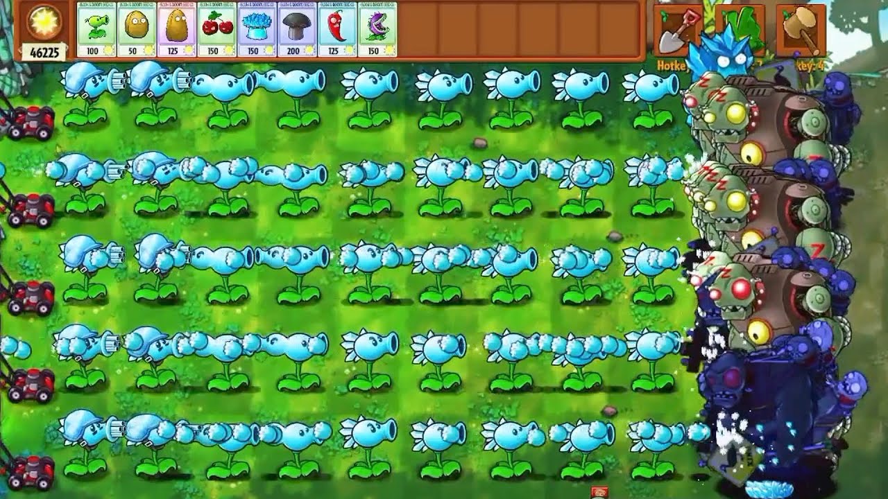 ❄️ Ice Shooter Plants vs. 999 Gargantuar Zombies (Impossible PvZ Fusion Challenge) 🧟