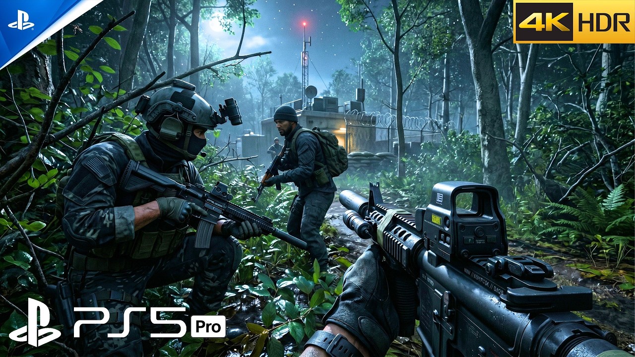 Call of Duty MW (PS5) Special Forces Night Vision Combat &ndash; Immersive Gameplay 4K HDR