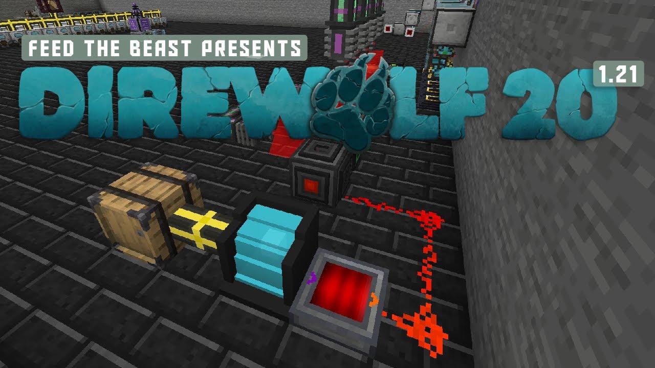 Генератор руды с механизмом лазеров | Direwolf20 1.21 Эп.