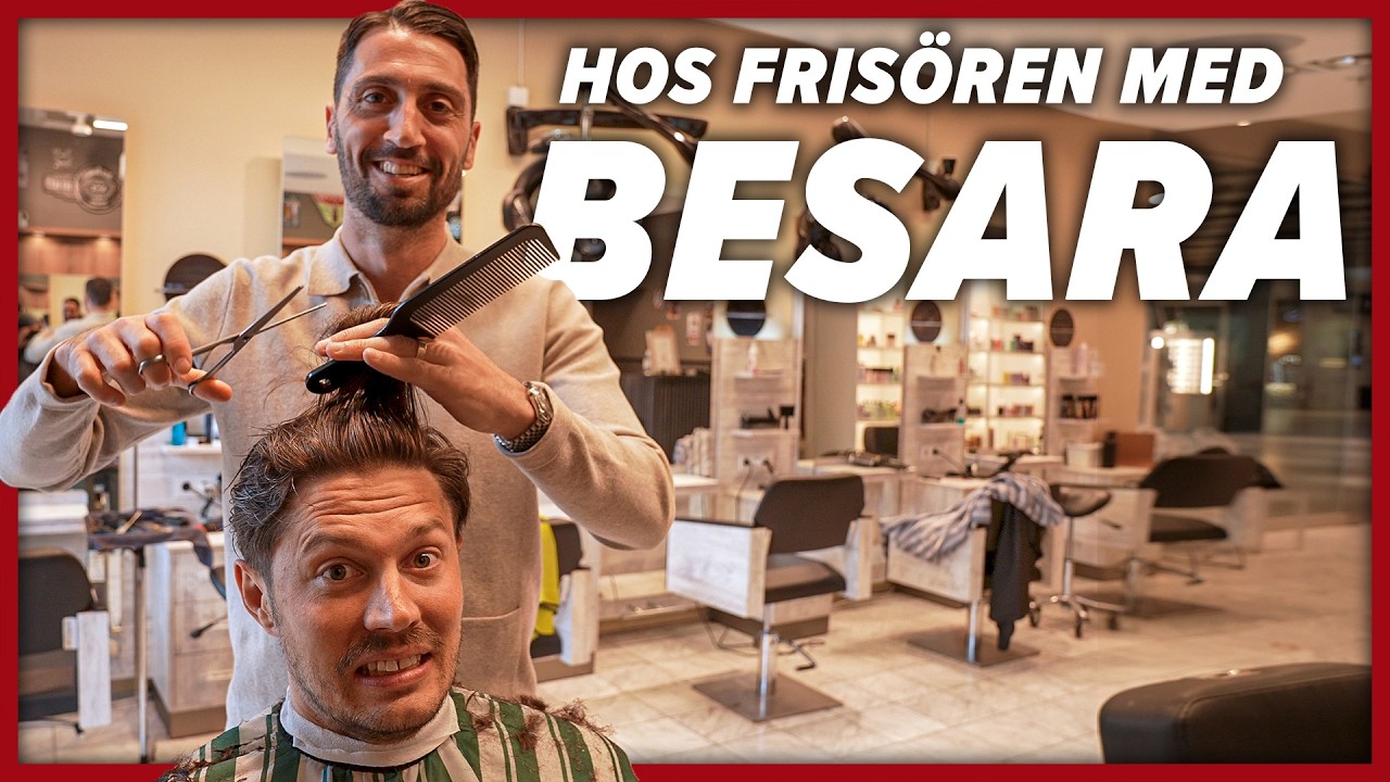 Hos frisören med Hammarbys lagkapten