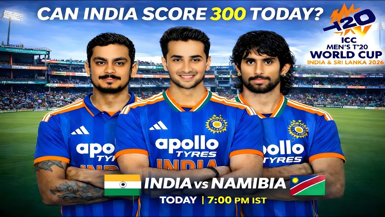 🔴CAN INDIA MAKE 300 TODAY? 🤔🤔🤔| INDIA vs NAMIBIA | Cricket 24 Telugu LIVE | S32 #shorts #shortsfeed