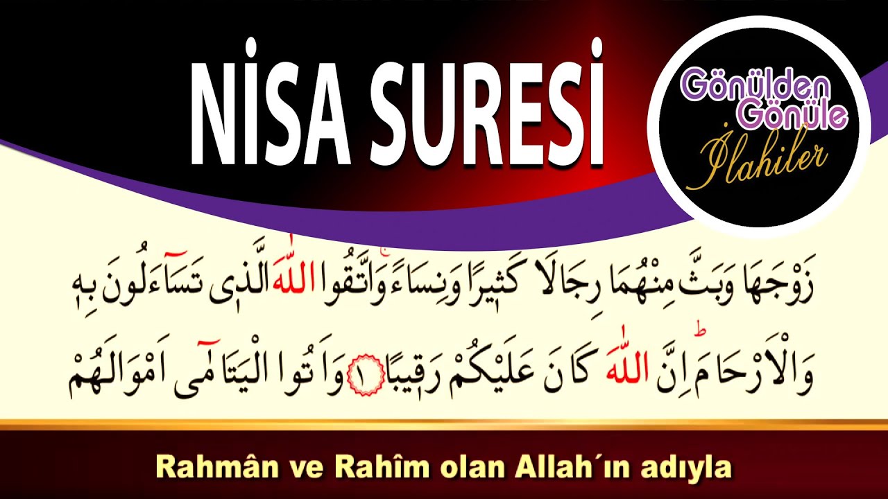 NİSA SURESİ Tamamı