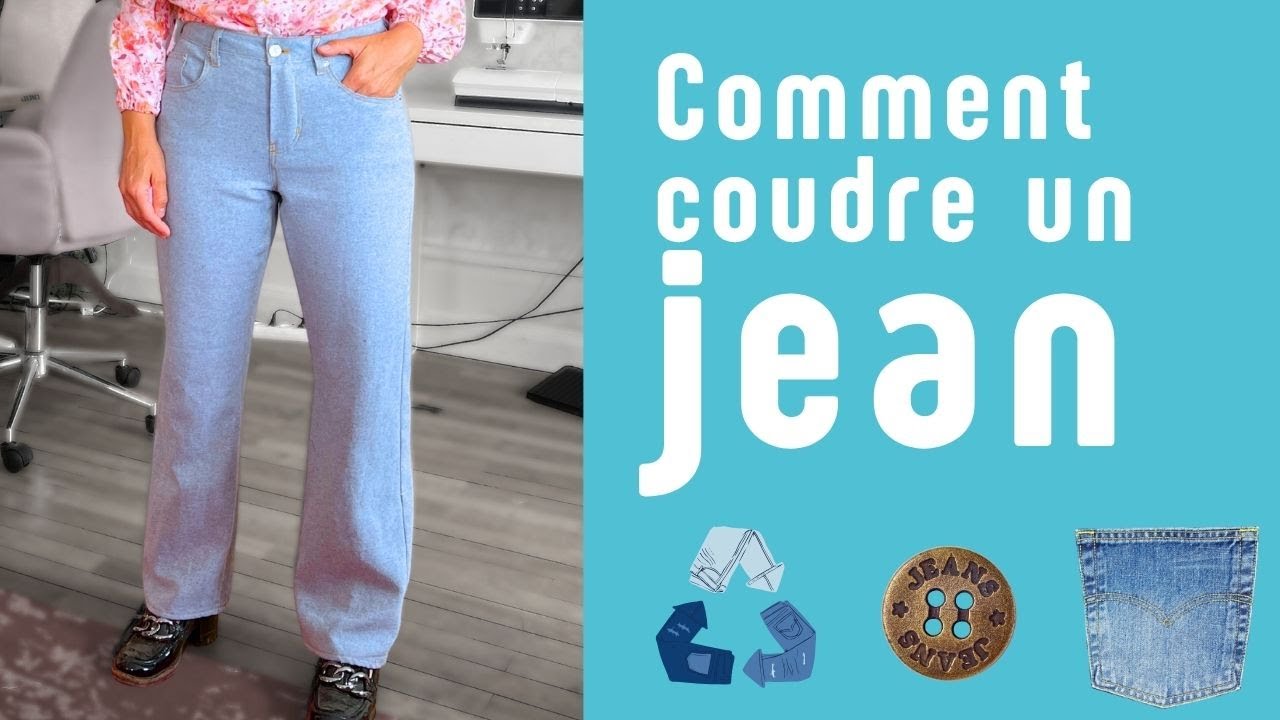 J'ai cousu 3 jeans avec 3 coupes diff&eacute;rentes