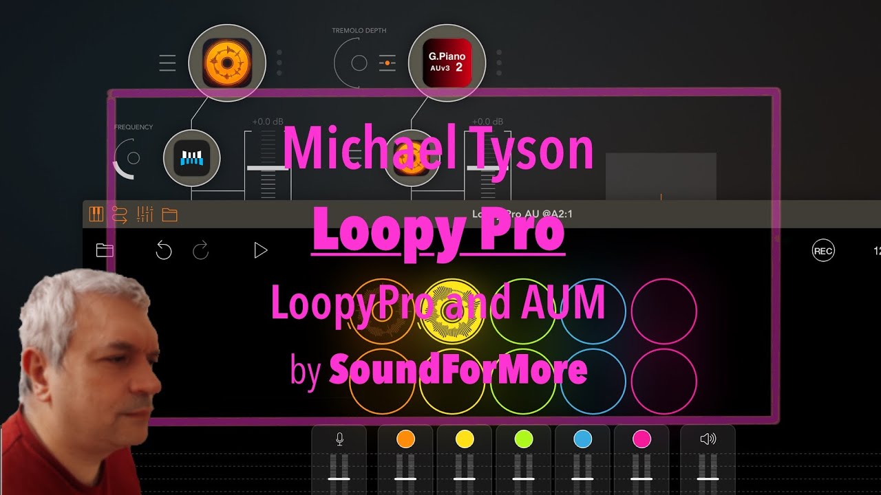 Loopy Pro Looper, DAW, Sampler - Tutorial Part 9: LoopyPro inside AUM
