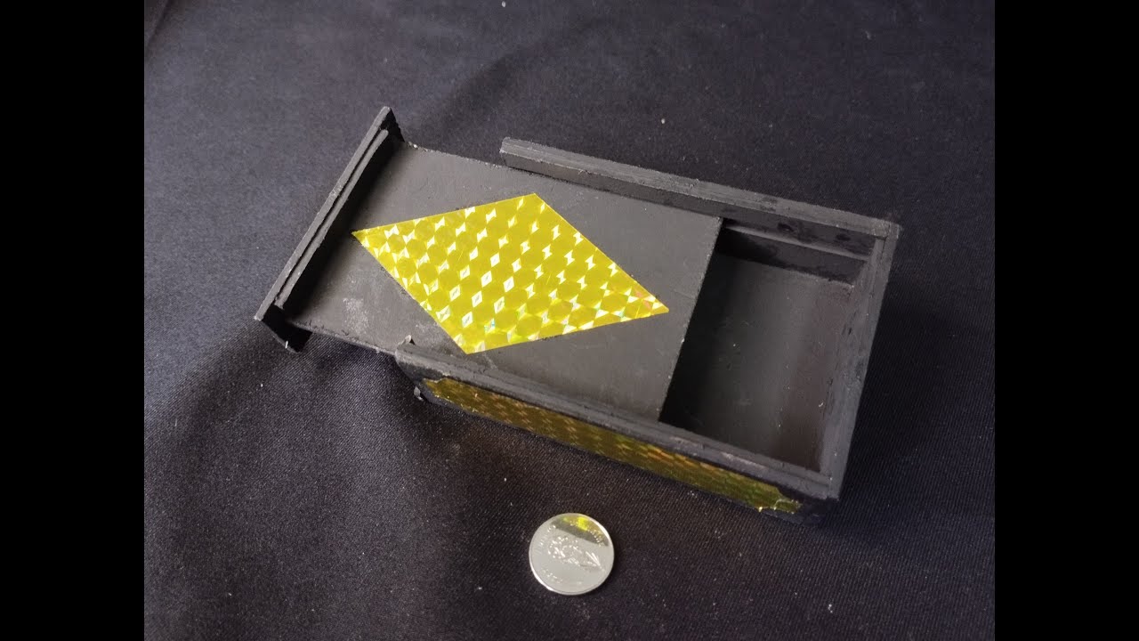 Clever box magic trick revealed & how to make.