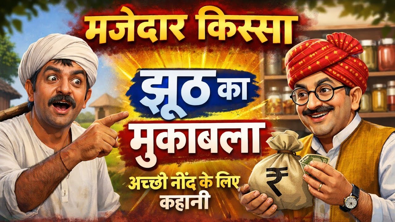 झूठ का मुकाबला | Hindi kahaniya | जाट और बनिए का मजेदार किस्सा | Sleep Story | Hindi Story | Story 