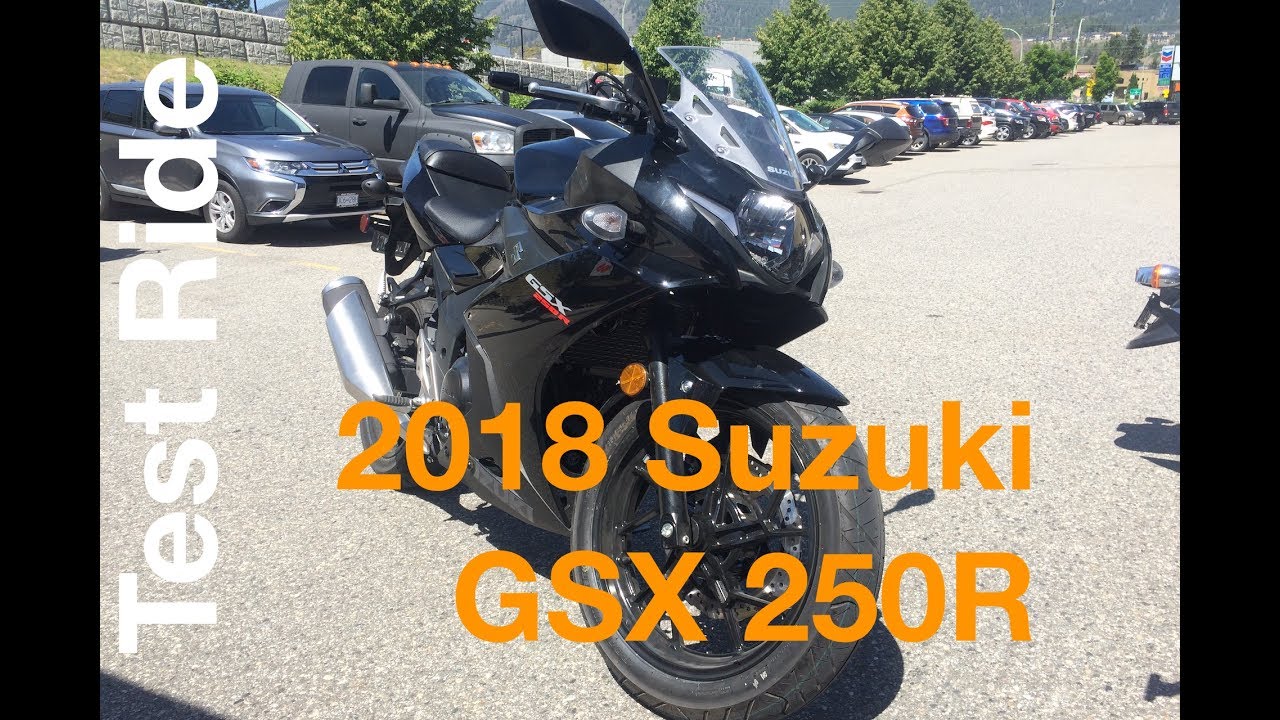 2018 Suzuki GSX250R Test Ride