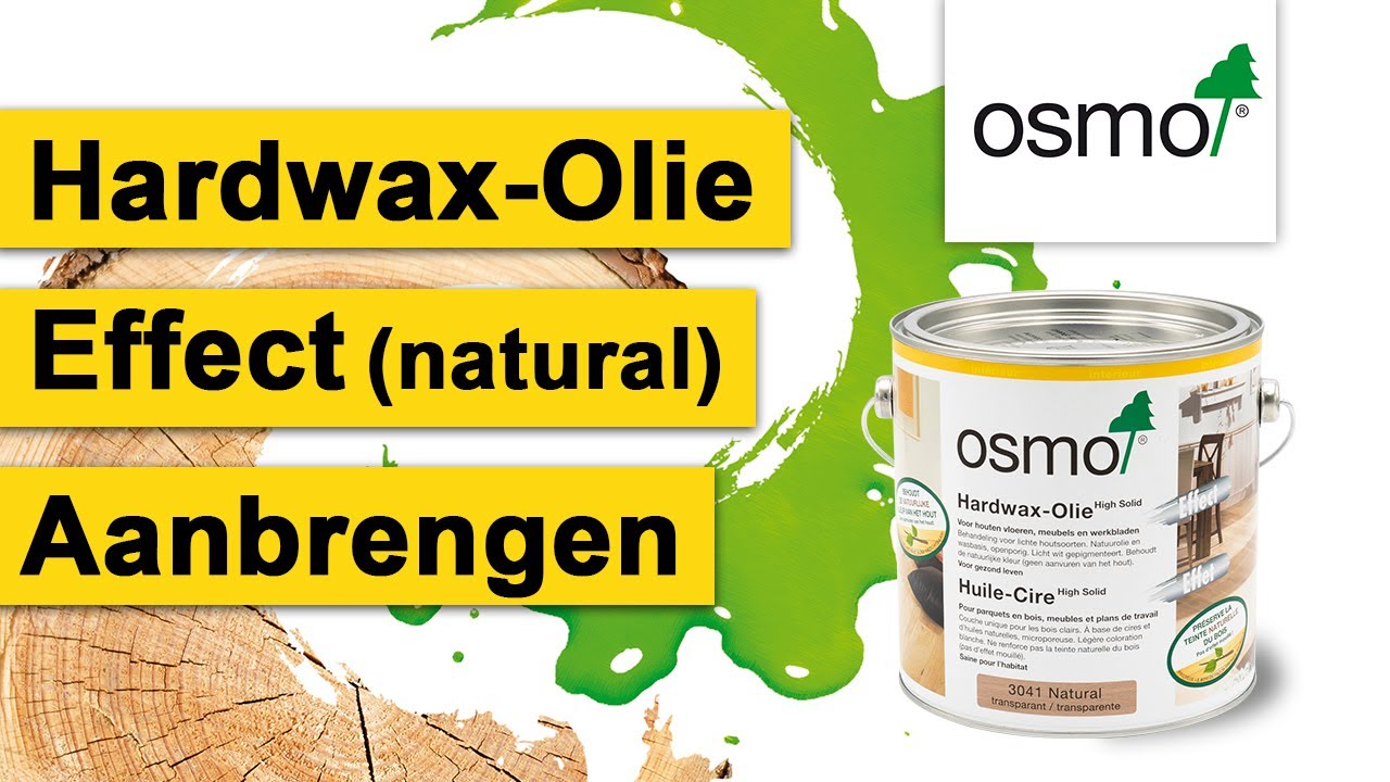 Osmo Hardwax Olie Effect 3041 Natural Aanbrengen | Zorgt voor onbehandelde uitstraling op eiken etc.