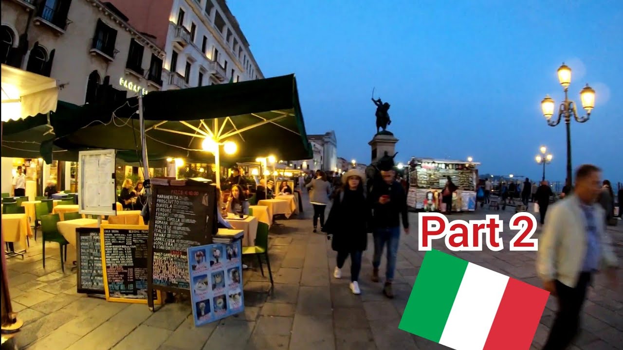 ⁴ᴷ VENICE night walk  🇮🇹  Italy 4K (part 2)