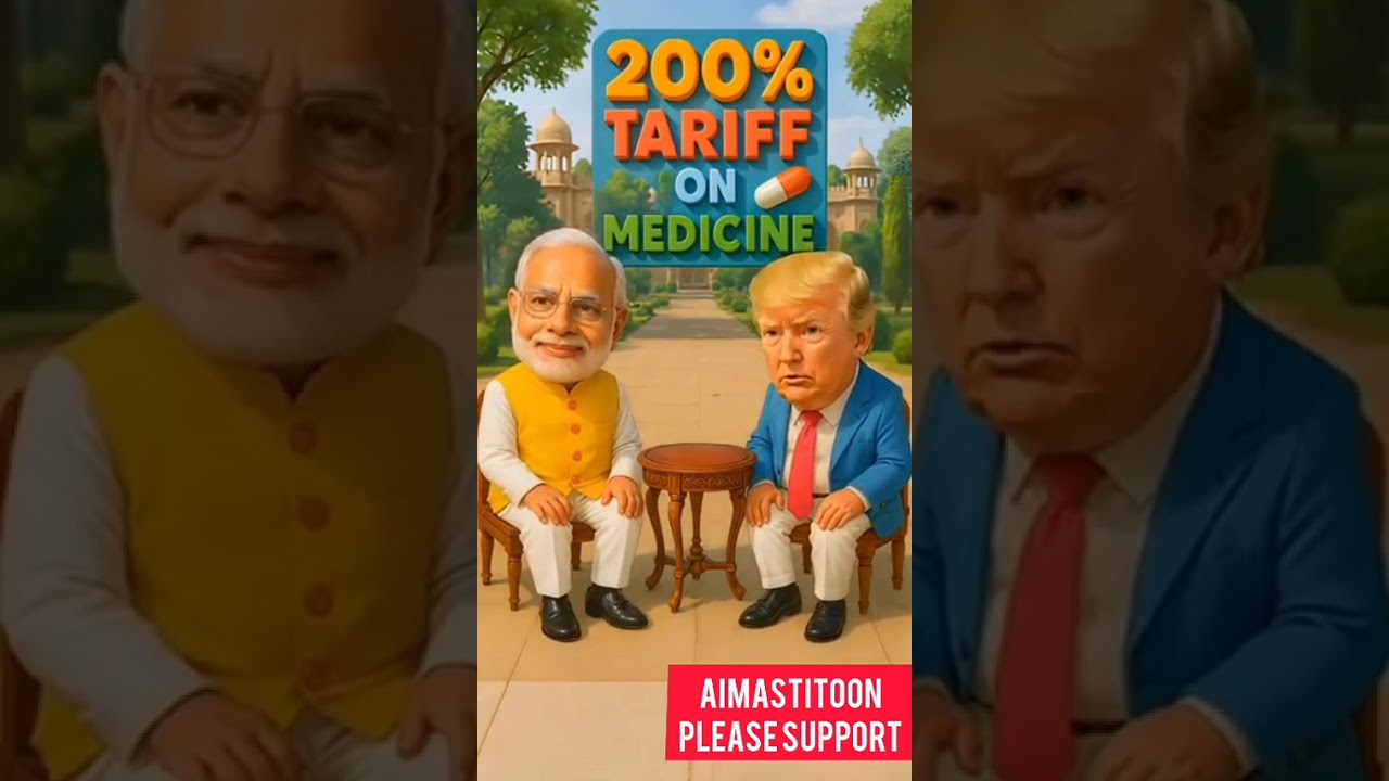 Modi vs Trump 🔥 Desi  Roast | Political Dialogue 2026 #shorts #funny #viral #aimastitoon #ternding
