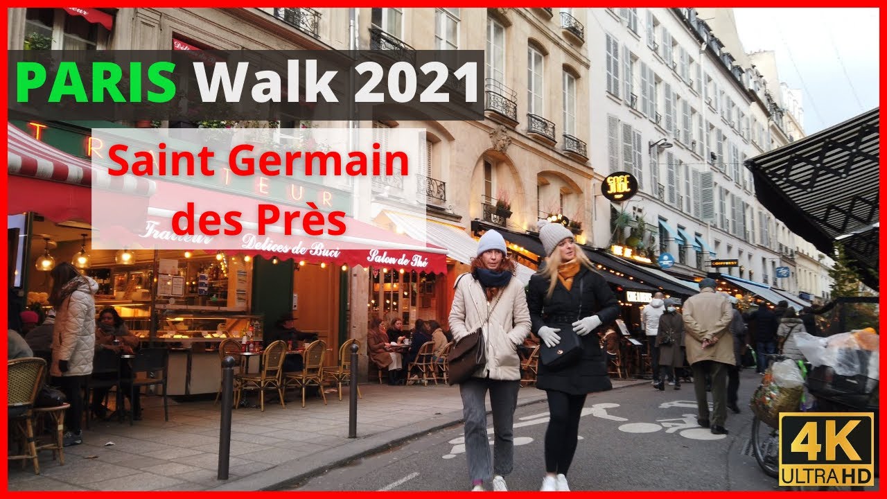 Walk in Paris 2021 | Saint Germain des Près and Montparnasse