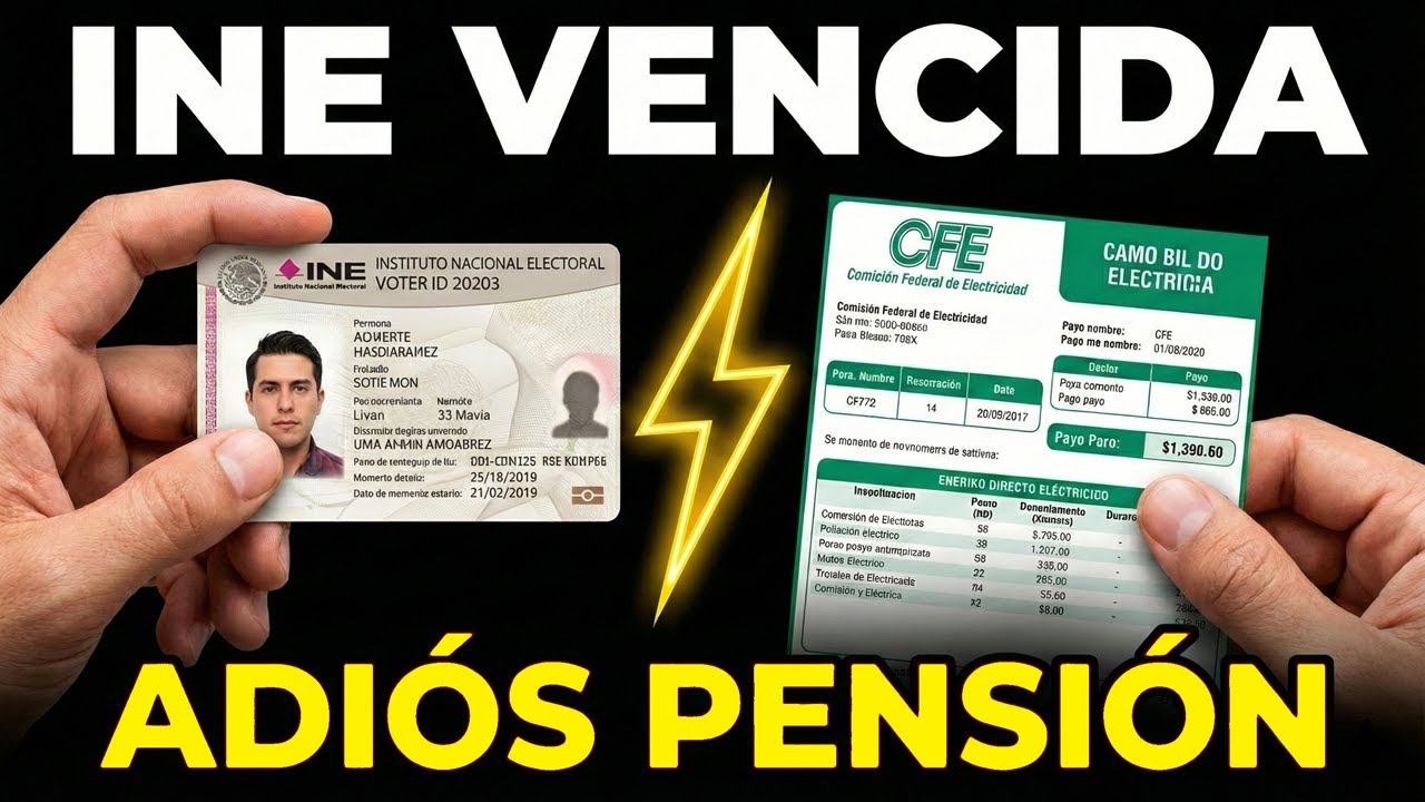¡CUIDADO! Por este ERROR en tu INE el IMSS rechaza tu Pensión en 2026 (No es broma)