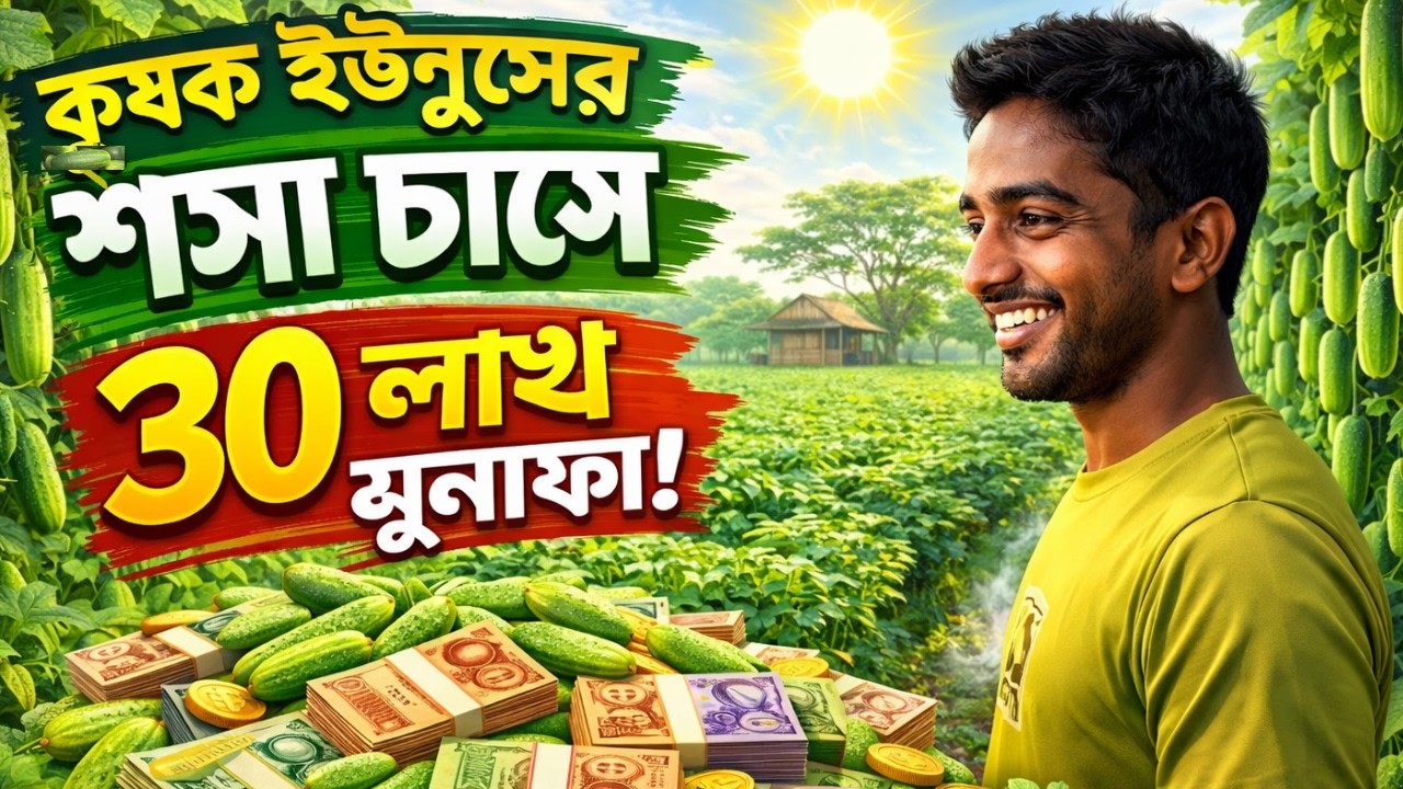 ইউনুস ৭ একরে শসা চাষ করলেন || cultivation cucumber || Farming || শসা || Bangladesh Agro LTD.