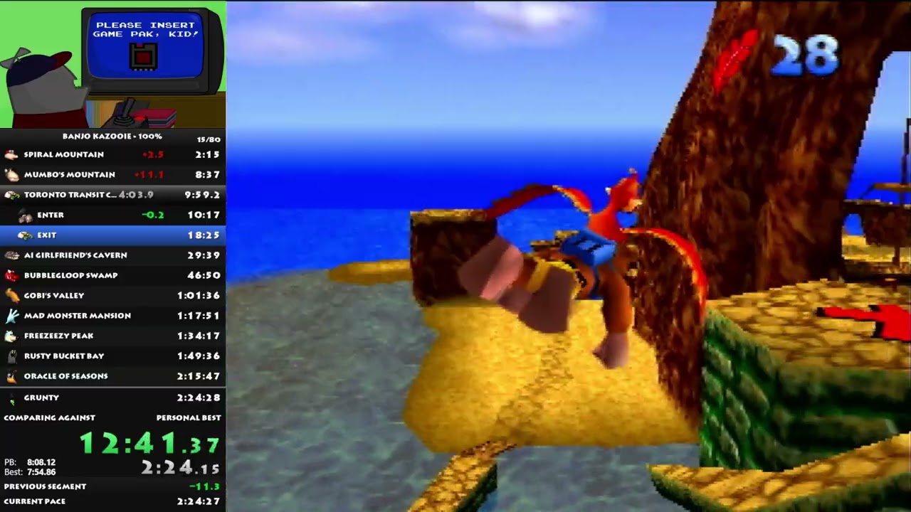 Banjo Kazooie 100% FFM Speedrun [PB: 2:23:26]