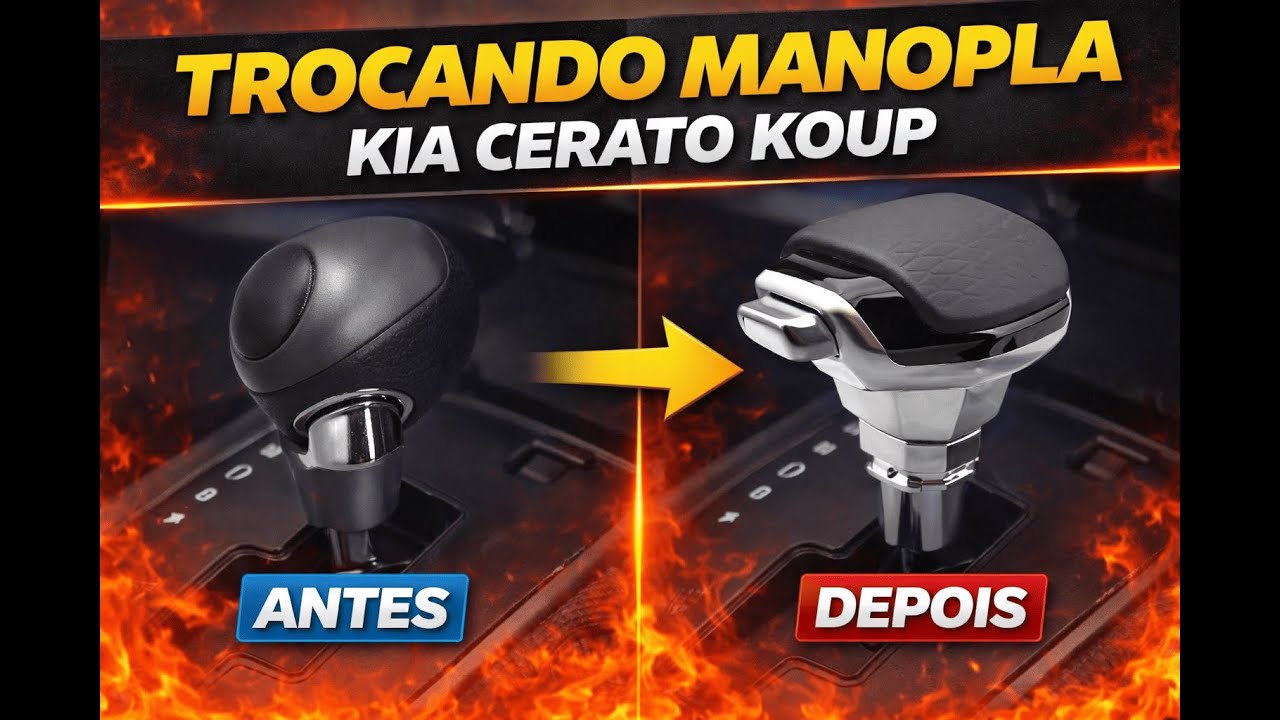 Como Trocar a Manopla do Câmbio Automático do Kia Cerato (Passo a Passo)