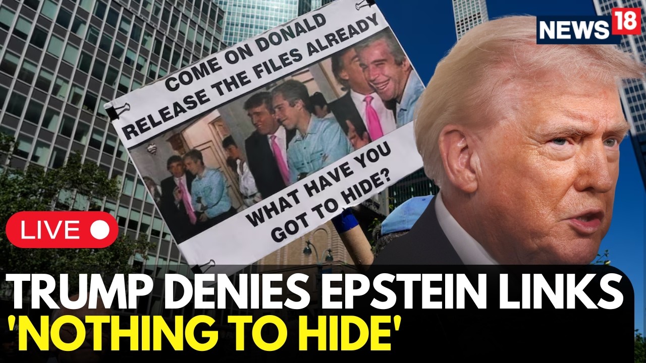 Trump Epstein News LIVE | 'I Have Been Totally EXONERATED on EPSTEIN' Says Trump | TRENDING NEWS