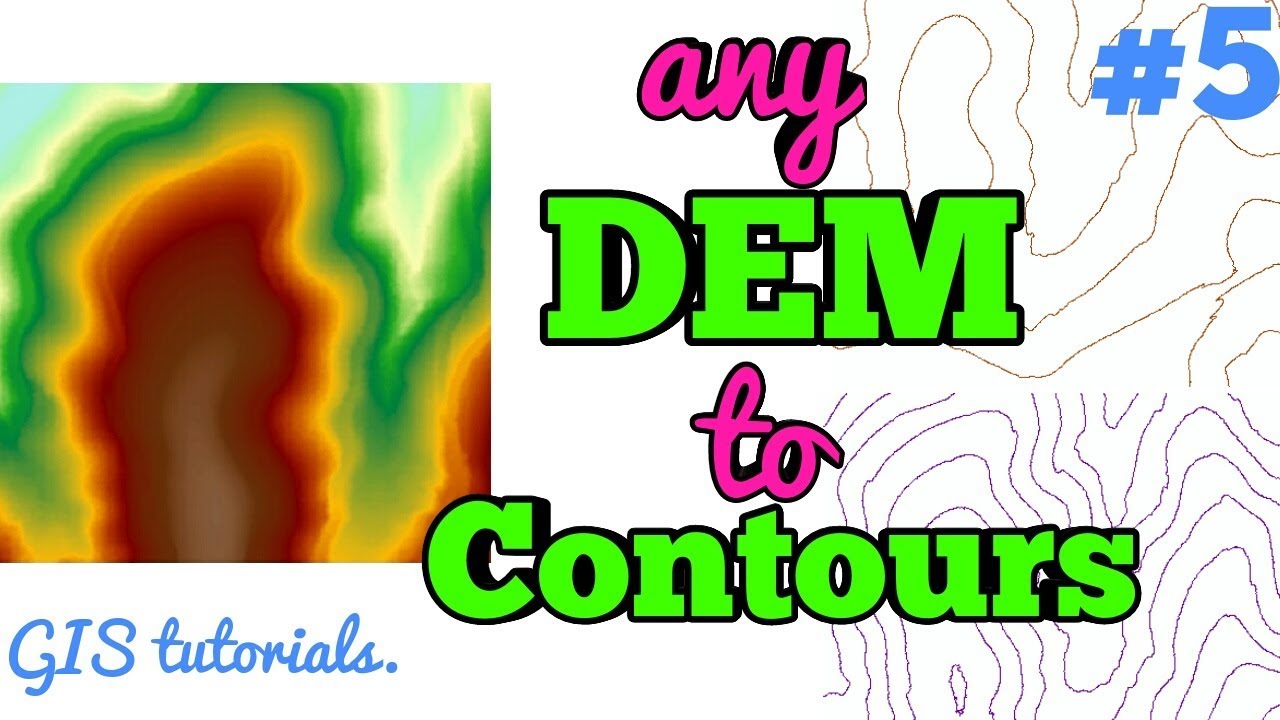Generate Contour lines using DEM Digital Elevation Model  in ArcGIS 2018