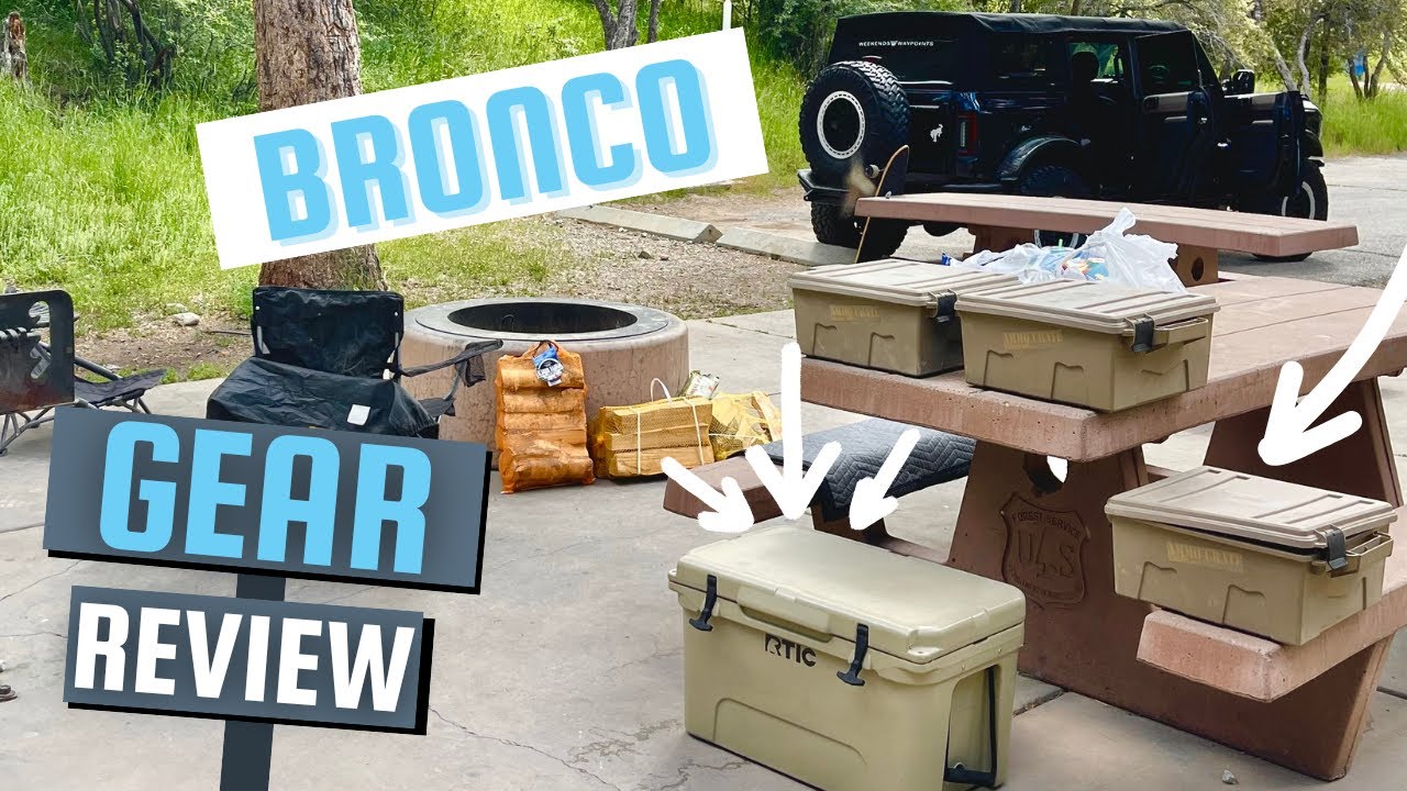What do I keep in my Bronco? || Camping/ Overland Gear Review