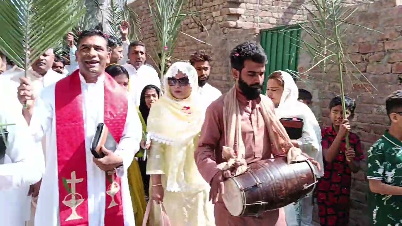 Palm Sunday Procession to welcome The Jesus Christ who is King of Kings