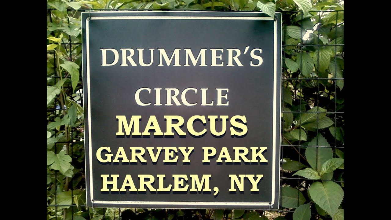 DRUM CIRCLE AT MARCUS GARVEY PARK HARLEM NEW YORK Drummers At Marcus Garvey Park Harlem, New York
