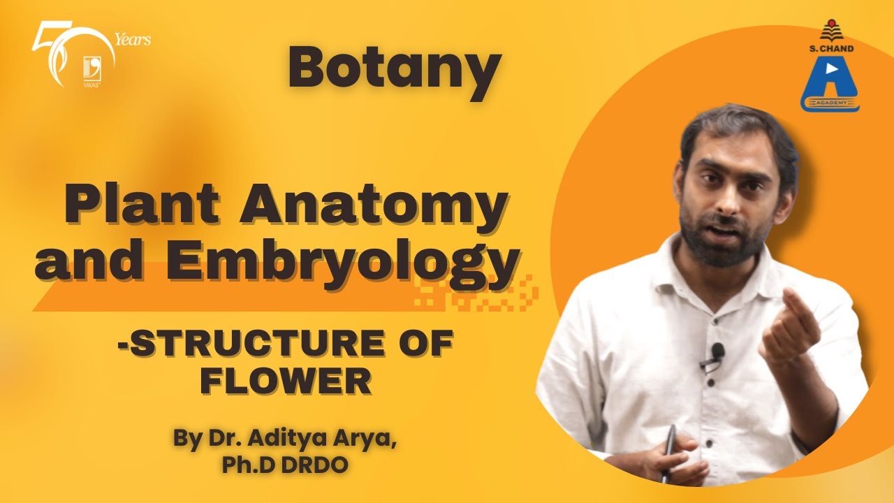Plant Anatomy and Embryology - Structure of Flower | S Chand Academy