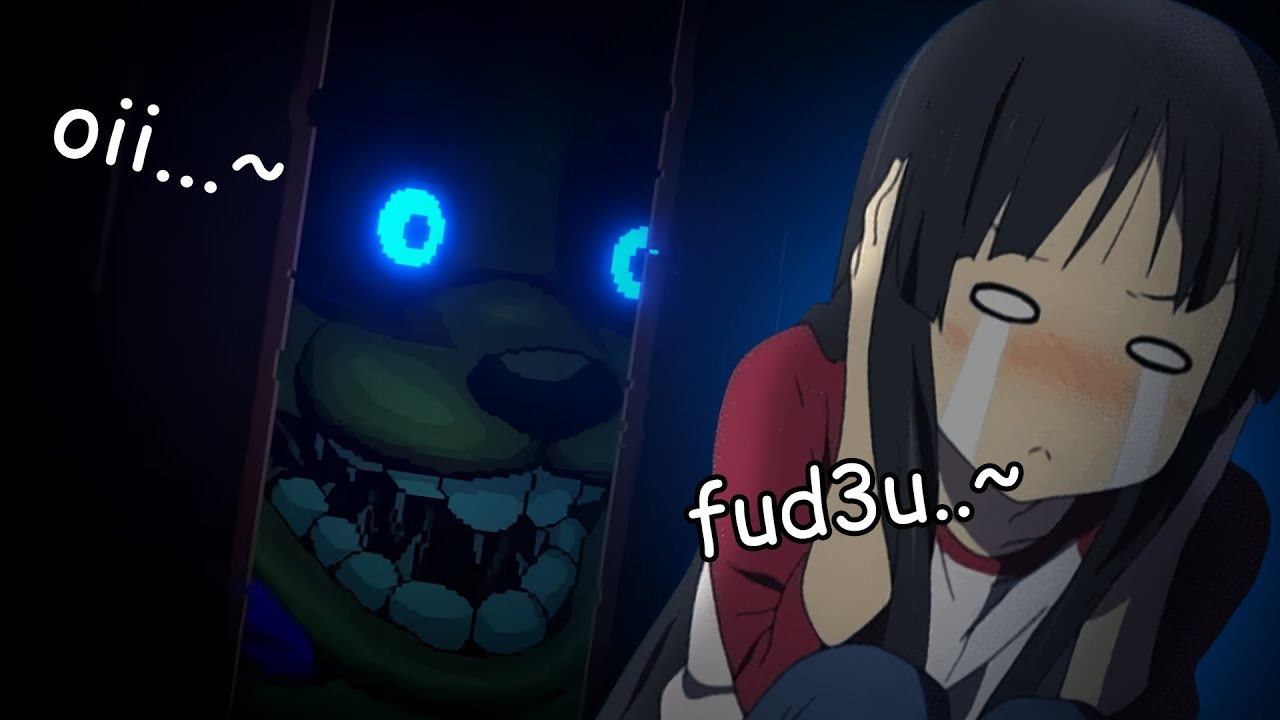 UM IDIOTA JOGANDO FNAF INTO THE PIT