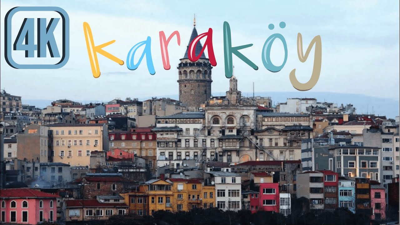 ISTANBUL WALKING TOUR 4K | Walking in KARAKÖY | Turkey travel guide 2021