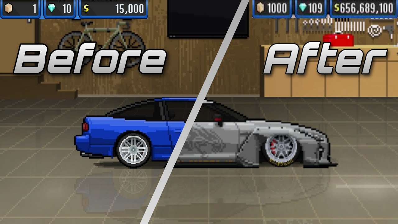 Руководство по разбогатеть в Pixel Car Racer | Денежный глюк | Лучший способ разбогатеть в Pixel ...