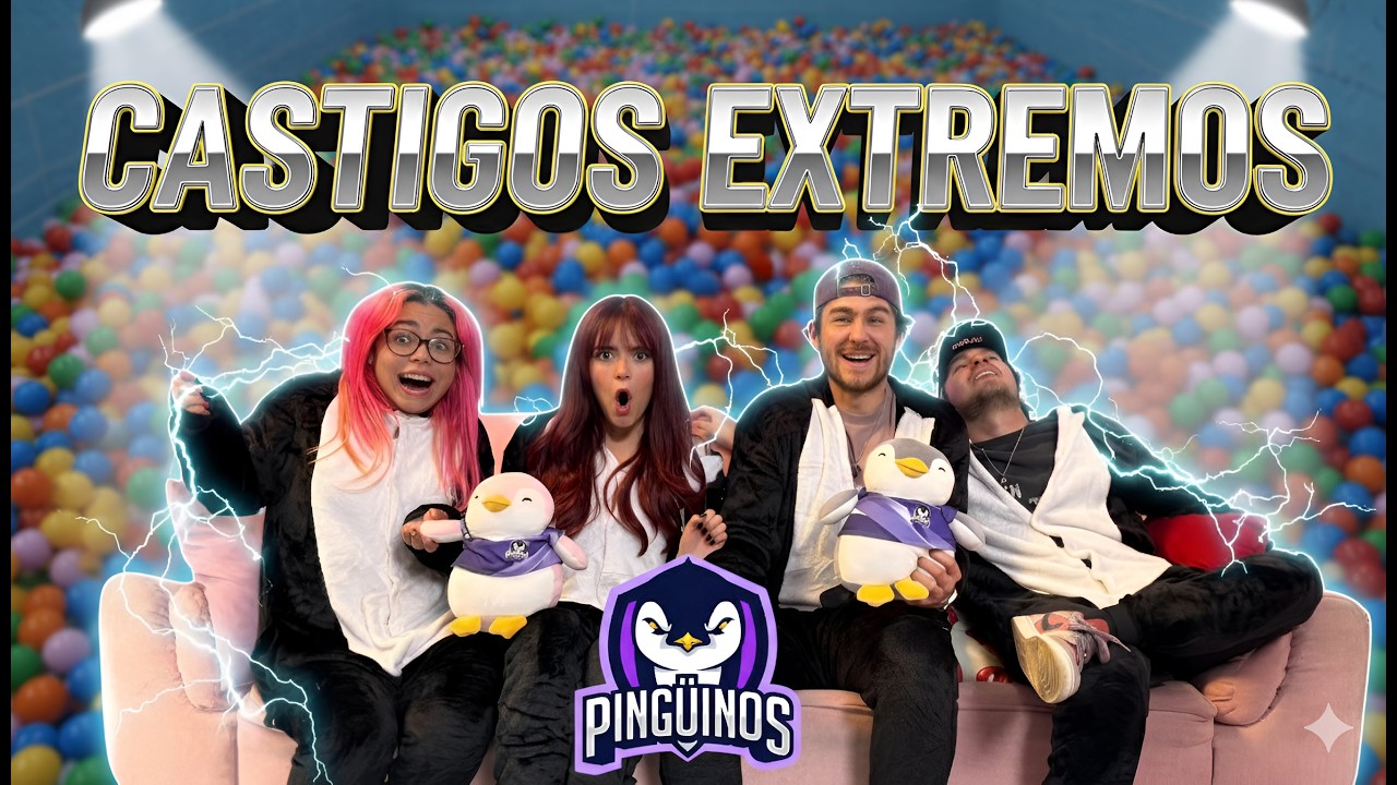 ¡RETOS EXTREMOS CON PINGÜINOS! -SUSY MOURIZ, XIO, ROBERTO, CHAPARRO - FINAL DEL SUMMER KAMP ELIOT