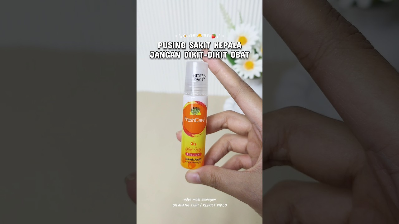 KALAU PUSING JANGAN DIKIT-DIKIT MINUM OBAT ❗❗ #shopeehaul #freshcare #pusing #sakitkepala #shorts
