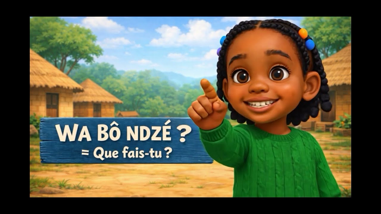 Comptines de Giorielle : Wa bô dzé ?  Parler fang avec Giorielle