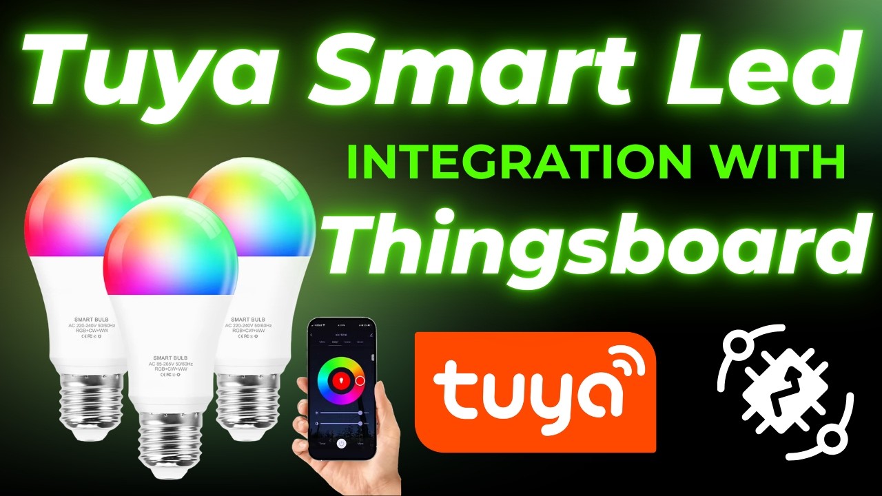 How to Integrate a Tuya Smart LED with ThingsBoard | Build a Custom IoT Dashboard