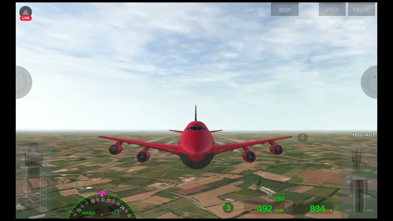 Brisbane to Melbourne Boeing 747 Flight | Airline Commander