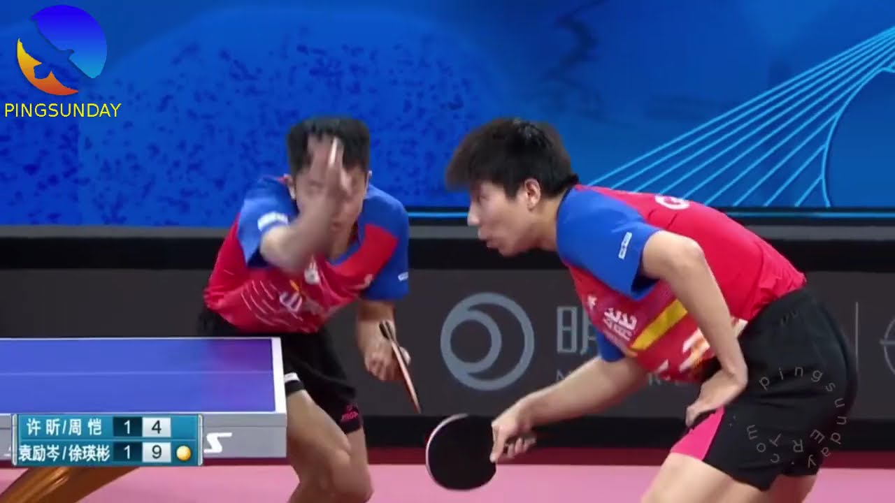 Xu Xin is good at Doubles !
