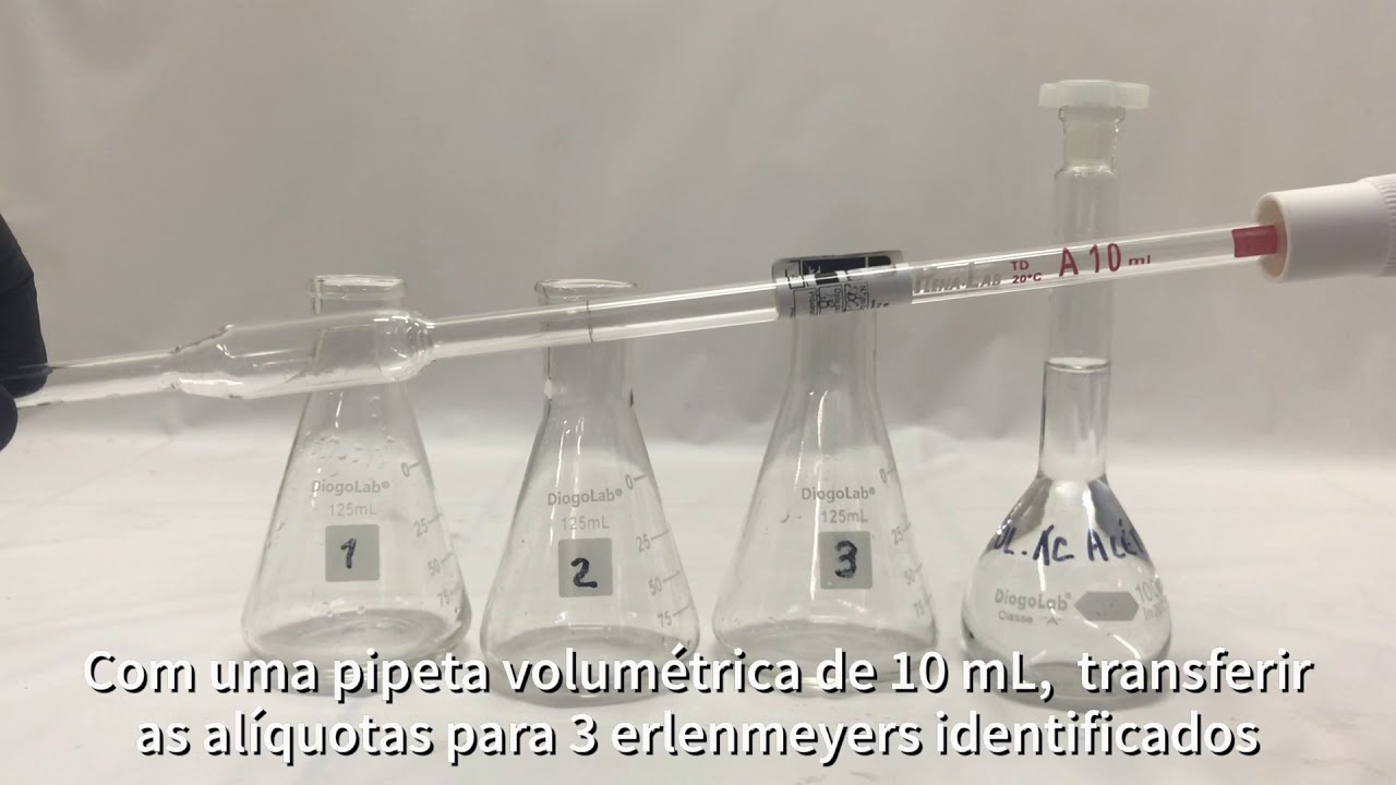 QMC5119: Padronização da solução de ácido acético