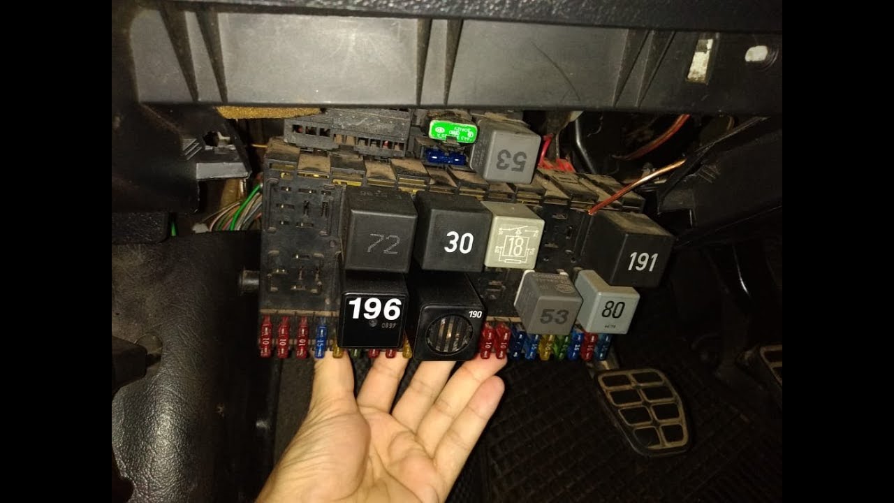 Funções dos relés do Golf Mk3