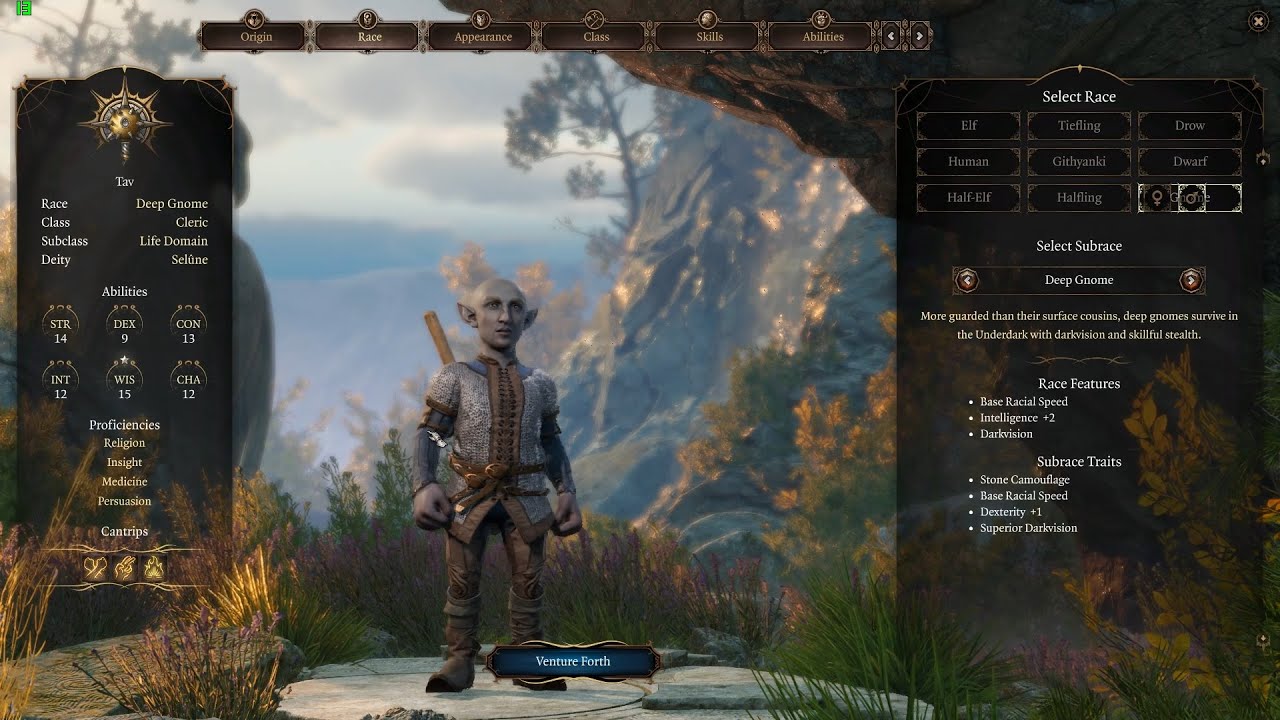 New Race - Playable Gnomes! Baldur's Gate 3 | Play as a Gnome Mod